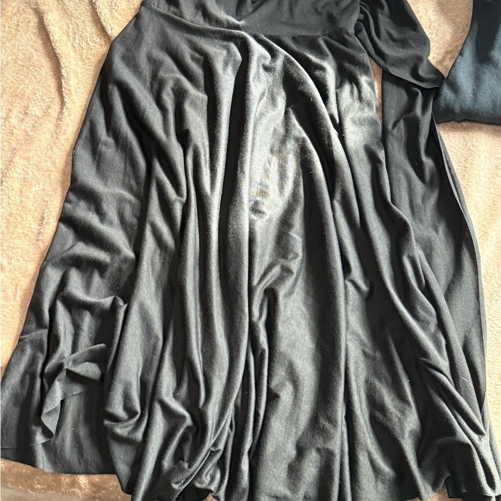 Elan Classic Black A-Line Skirt